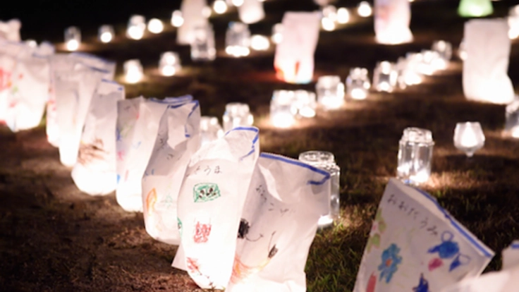 1万個のキャンドルとスカイランタンで夢や希望の光を届けたい！