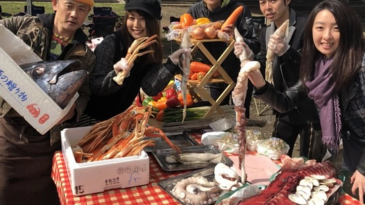 築地の職人と食材がいっぱい！築地に元気を繋ぐ世界的BBQ開催！