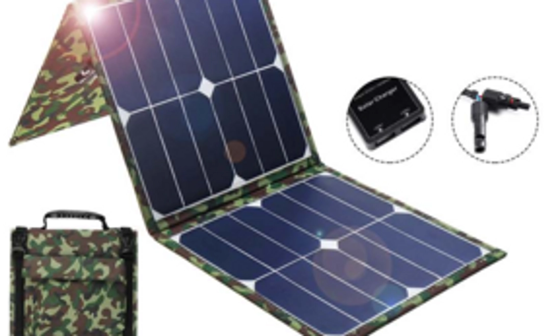 100W　折り畳み　防水軽量ソーラーパネル　早割特別　30％OFF
