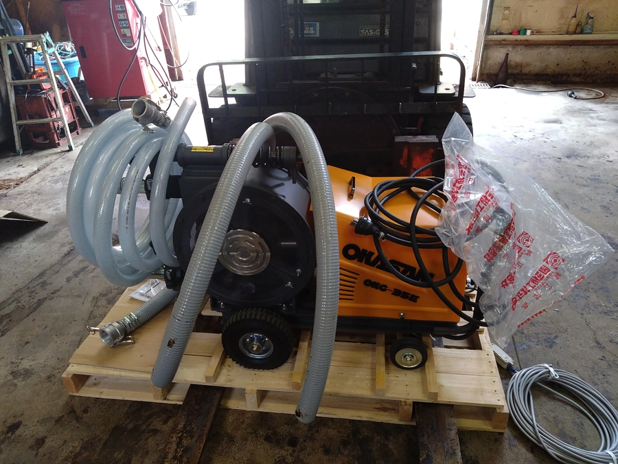 活動報告第１回目 ポンプ購入