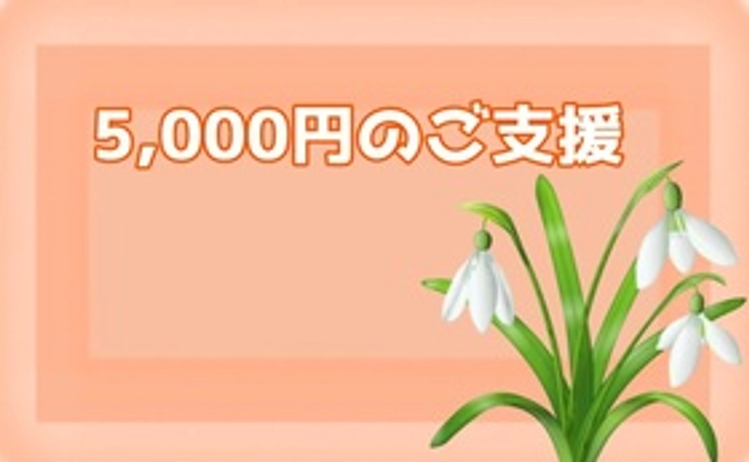 5000円のご支援