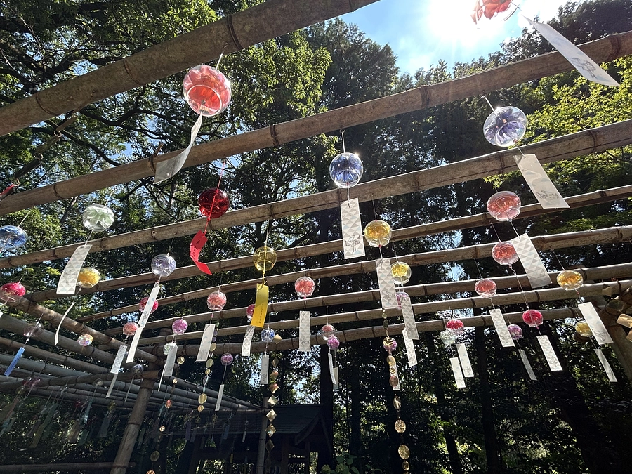 風鈴まつりも終わりました