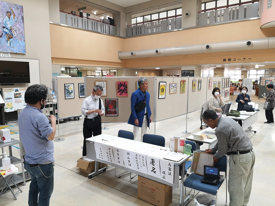 平野義幸さんの絵画展、始まりました！