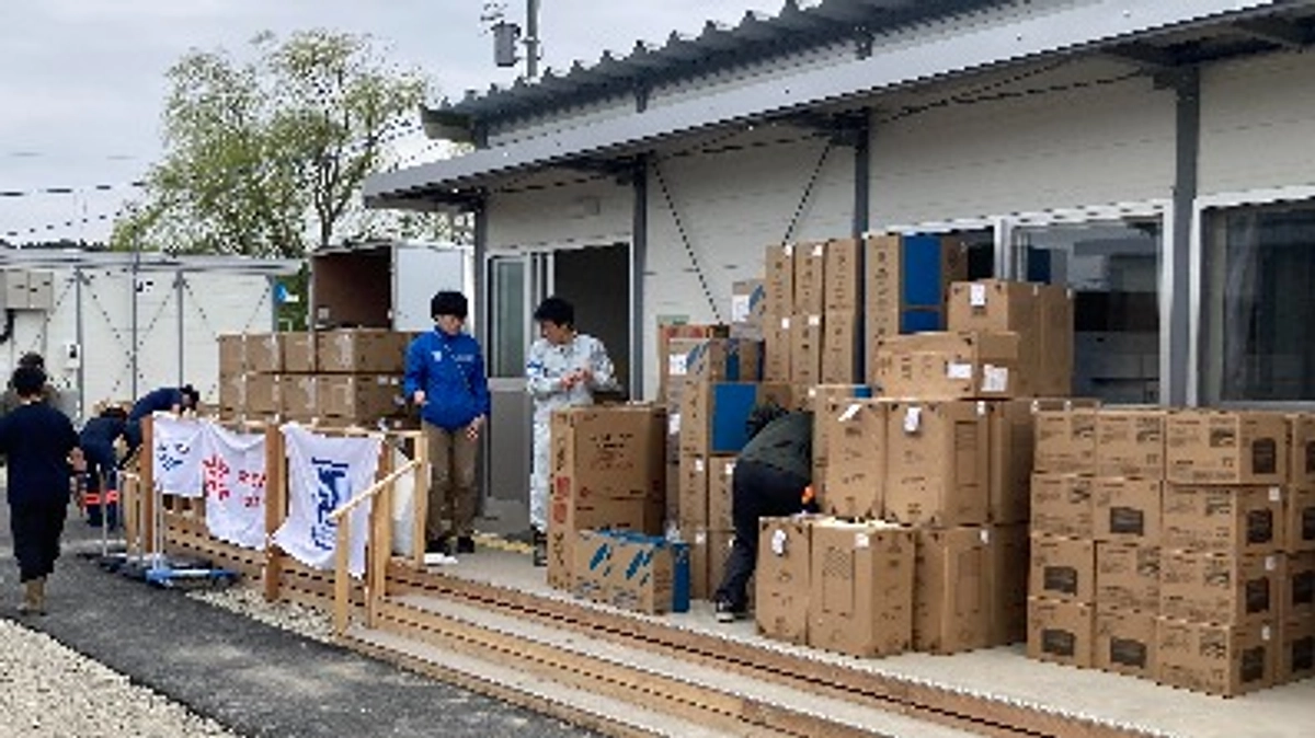 珠洲市にて、109世帯へ家電配布事業を支援しました！