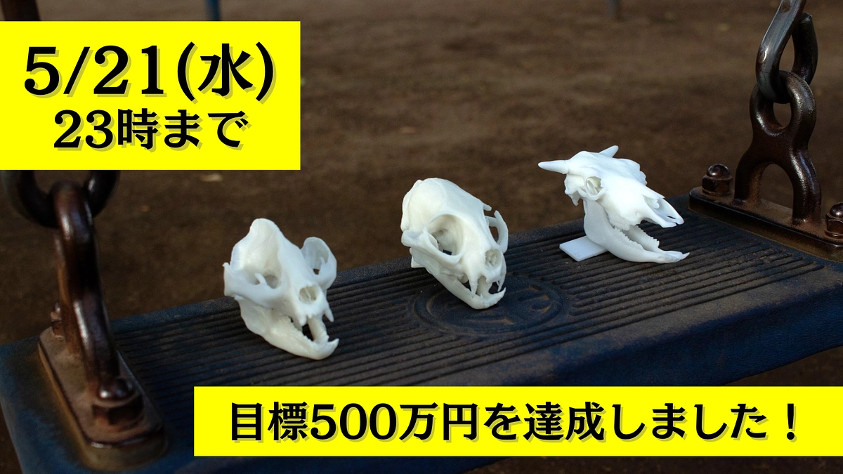 【本日最終日】目標500万円を達成しました！あたたかいご支援をいただきありがとうございます！