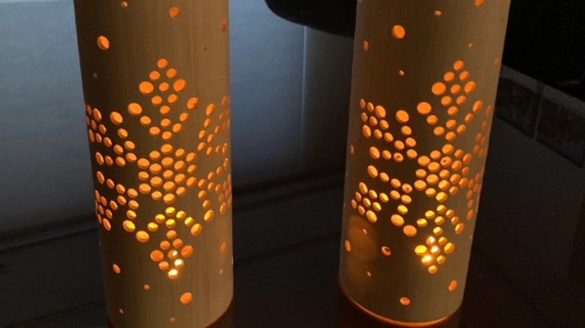 【リターン品　竹あかりを発送しました】