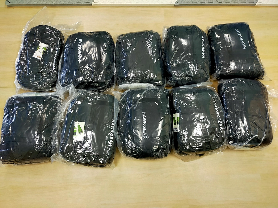 【令和6年能登半島地震】総社市役所に寝袋１０個を提供させていただきました。