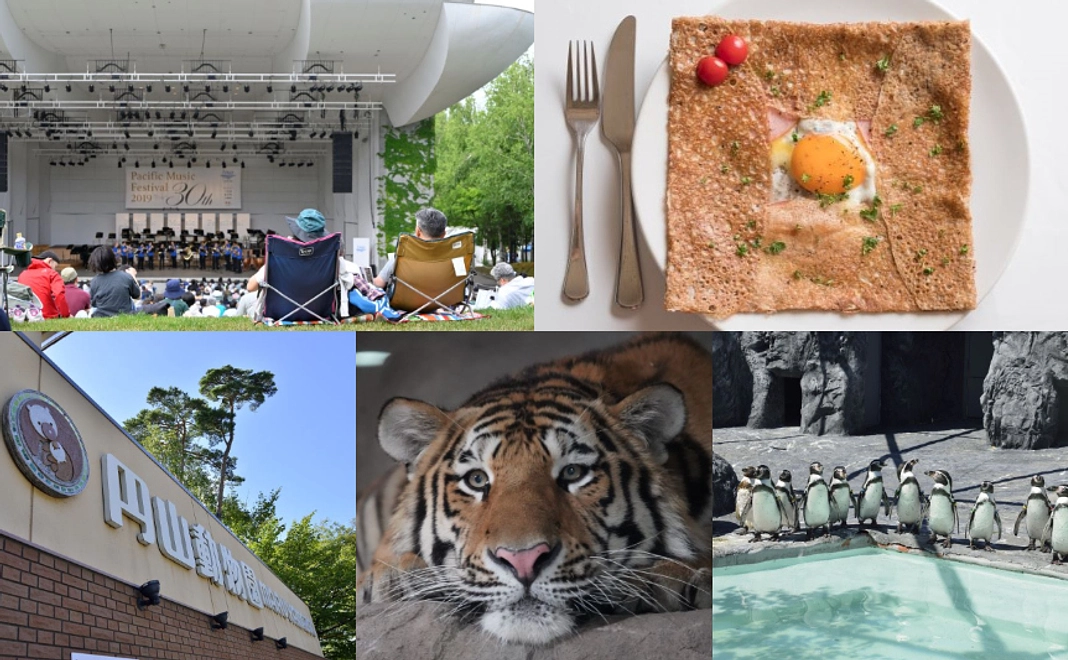 夏の札幌、ピクニックコンサートを楽しんで円山動物園にも行こう！フレンチシェフの金賞ガレットとソフトドリンクのセット付