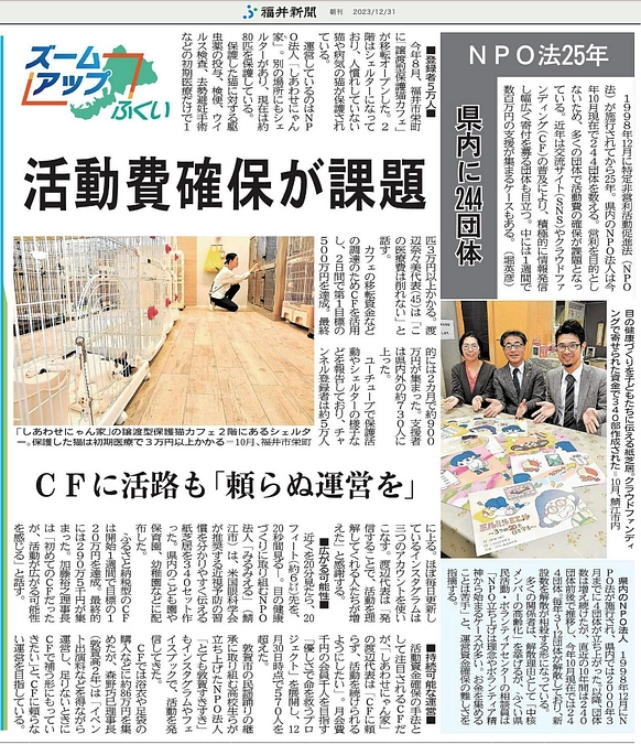 締めくくりの大晦日、福井新聞に掲載。絵本化の進捗と通販開始について