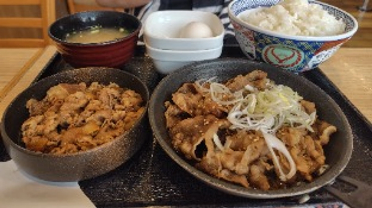 牛丼（並）のはなし。