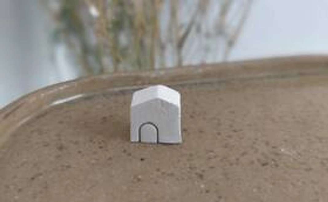 作品プレゼント　小さなお家のオブジェ【Domestic shipping only】