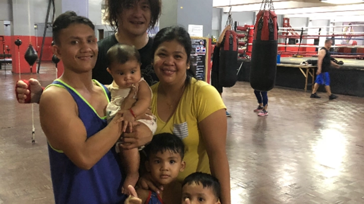 WBCチャンピン拳四朗に挑むTATAの家族及び子供達の招待