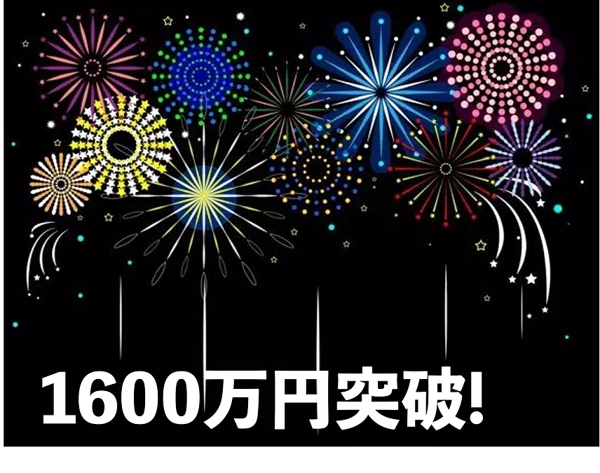 ご支援金額が1600万円を超えました！