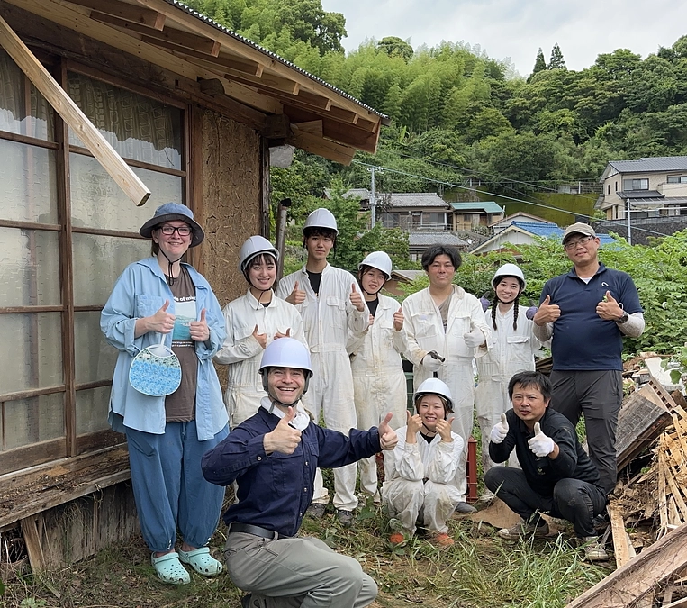 外壁の準備が進んでいます！