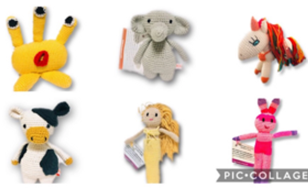 【Earth Day特別リターン】ブレスレット、キーホルダー×2、ぬいぐるみ｜お母さん達の手づくりプロダクトで支援コース