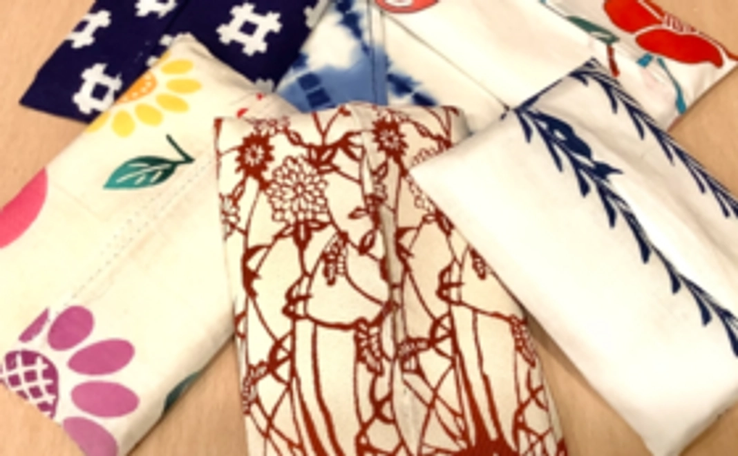 きものひらさわで使えるお買い物券3千円とポケットティッシュケース