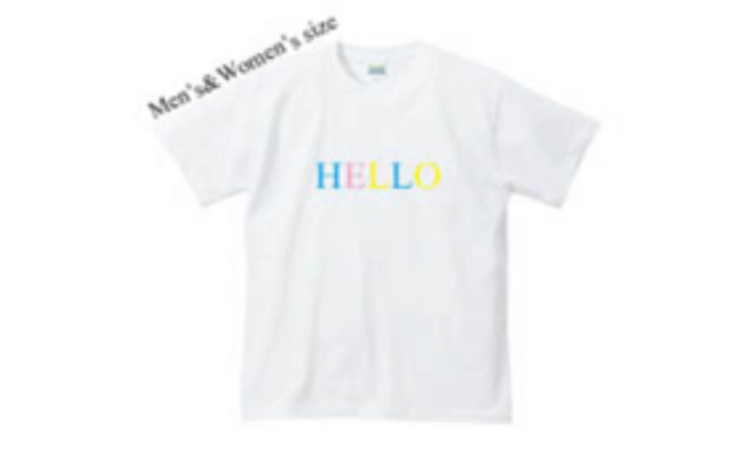 ブランド第一弾【HELLO】colorTシャツ　大人サイズ（ユニセックス）