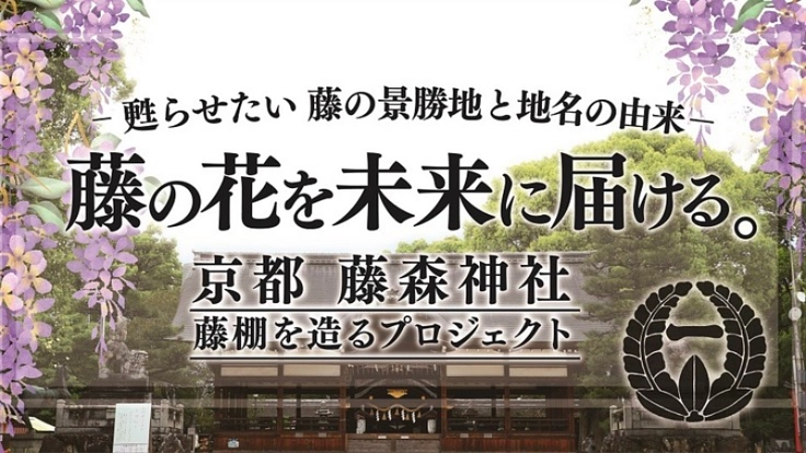 京都伏見・藤森神社～京都の古社で藤爛漫の地復活を～