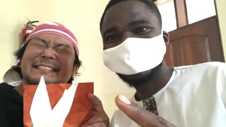 マスクを買えない国の子供たちに、日本文化と共に送り届けたい