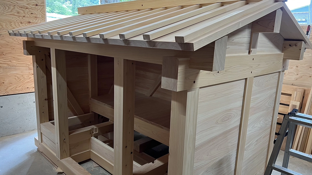 カキオフィスにて仮組