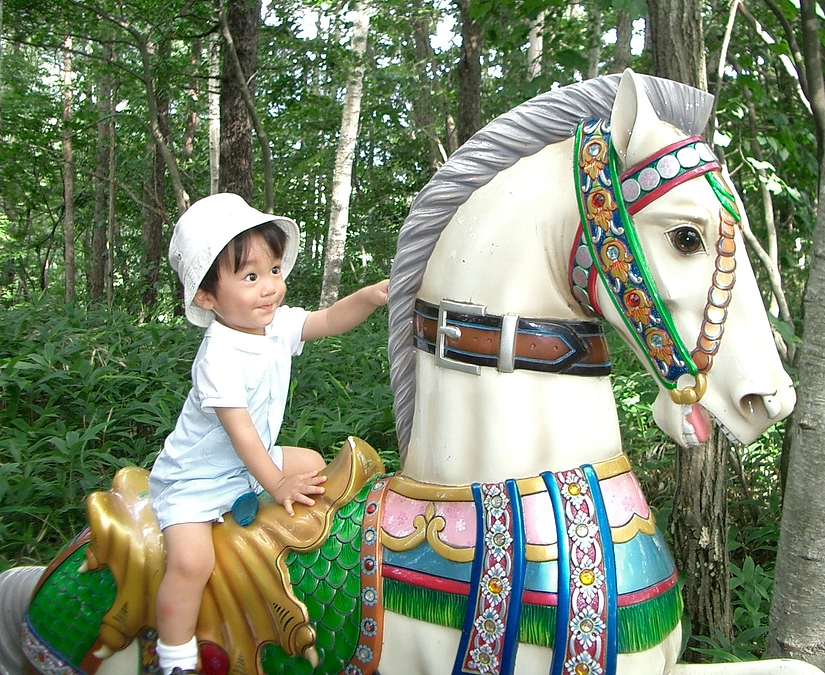 いつもニコニコ笑顔の栞路君