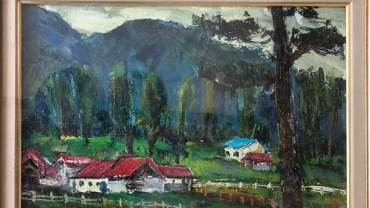 心配、迷惑を掛けている両親に喜んで貰いたい。親孝行個展！