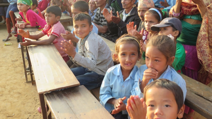 ネパール地震で倒壊した学校を再建し、650人に学習環境を！