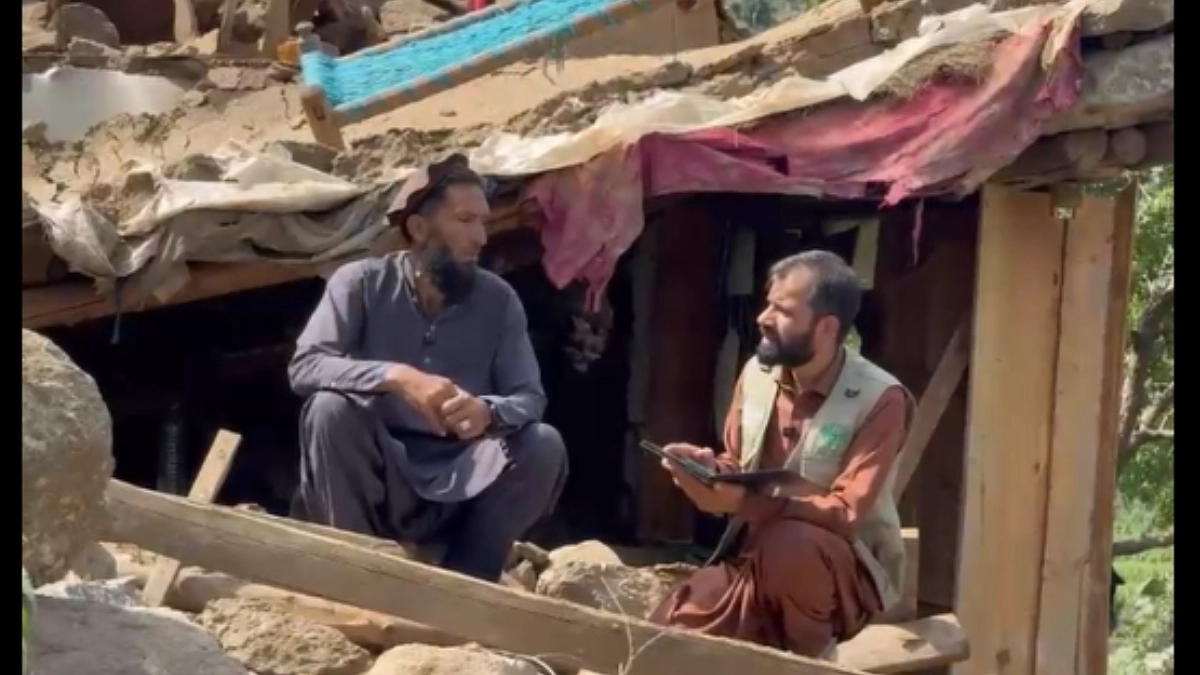 被災した村、立ち直った村