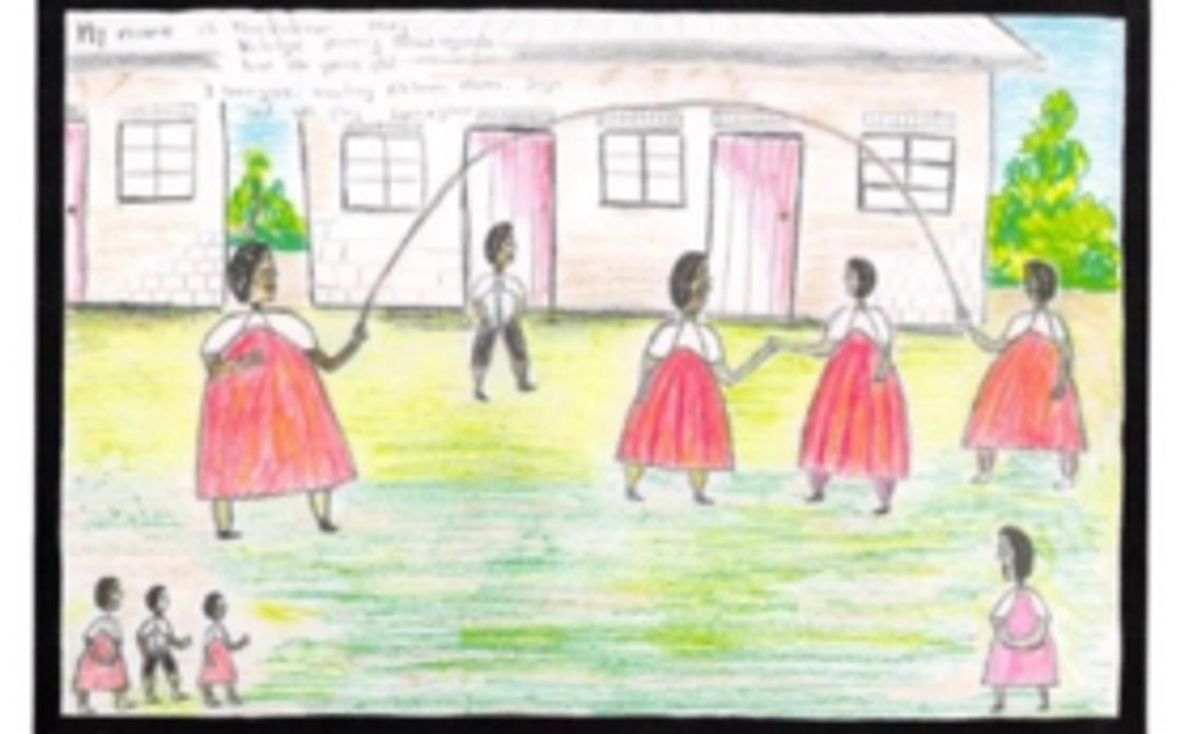 ウガンダの子どもたちからのメッセージカードとポストカード