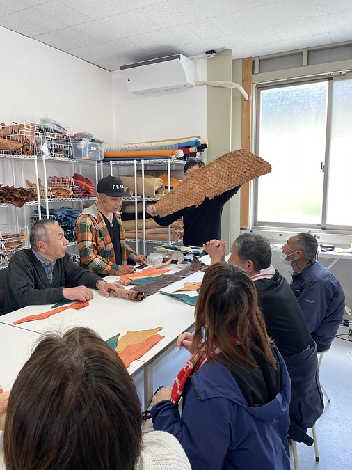 フィッシュレザー　職人体験！