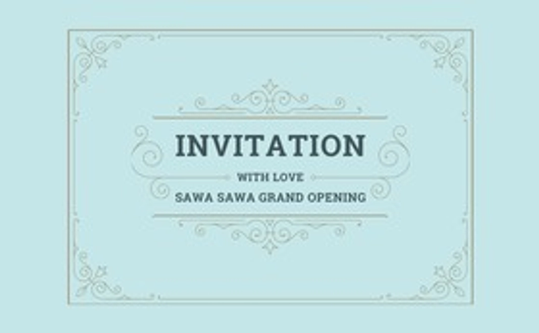 オープニング レセプションご招待！エコバッグお土産付き