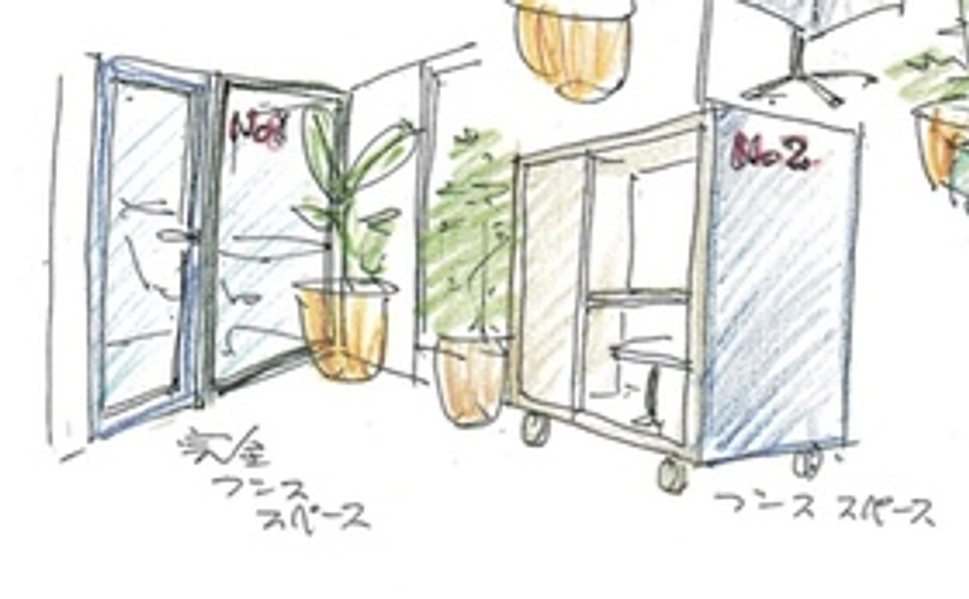 2階でお仕事３時間チケット