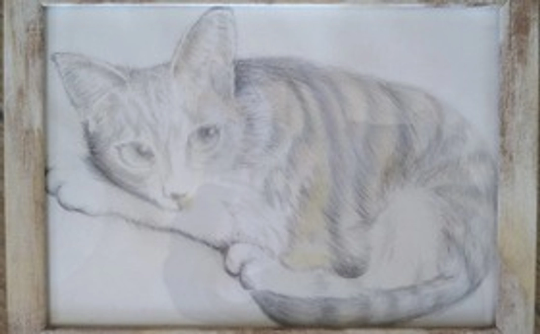 あなたのペットの似顔絵（1人）--Your Pet's Drawing(1pet)