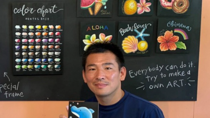チョークアートのプロ資格を取って福岡・糸島で活動したい。