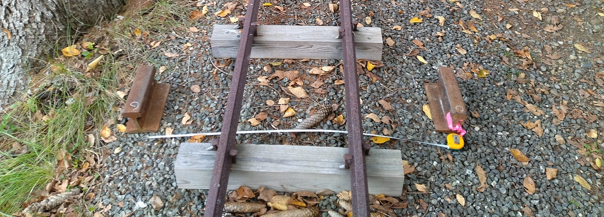 線路は続くよ、どこまでも。