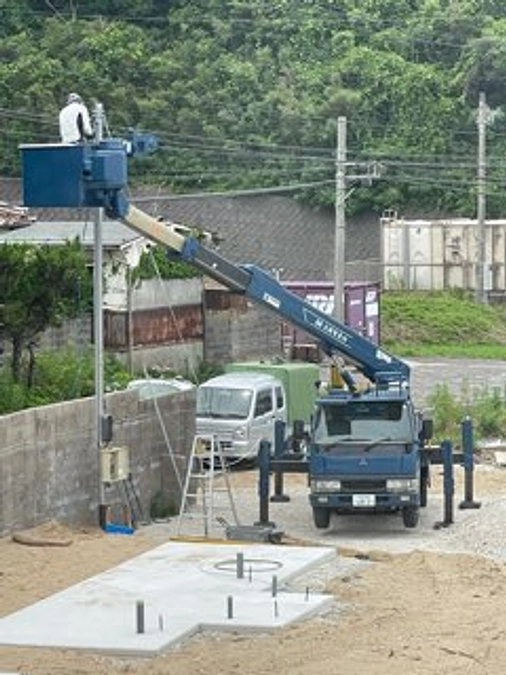 電柱がつきました😊