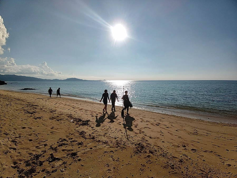 中学生たちが観察しました！