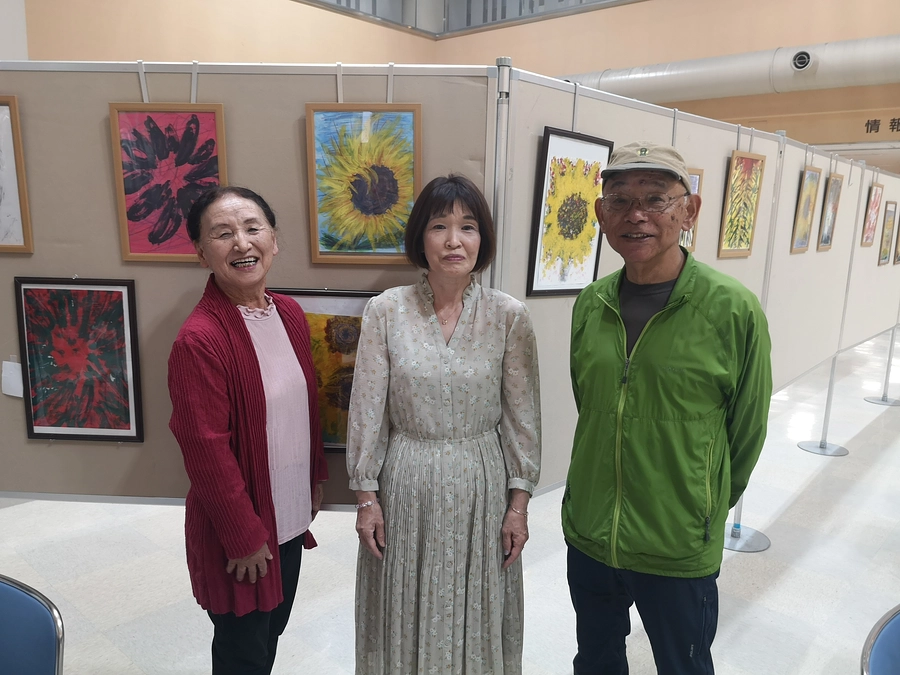 平野義幸さんの絵画展、無事に終えることができました！