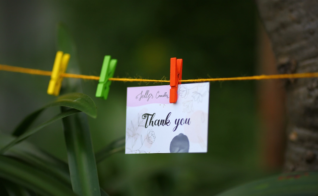 感謝のメール(3000円コース)