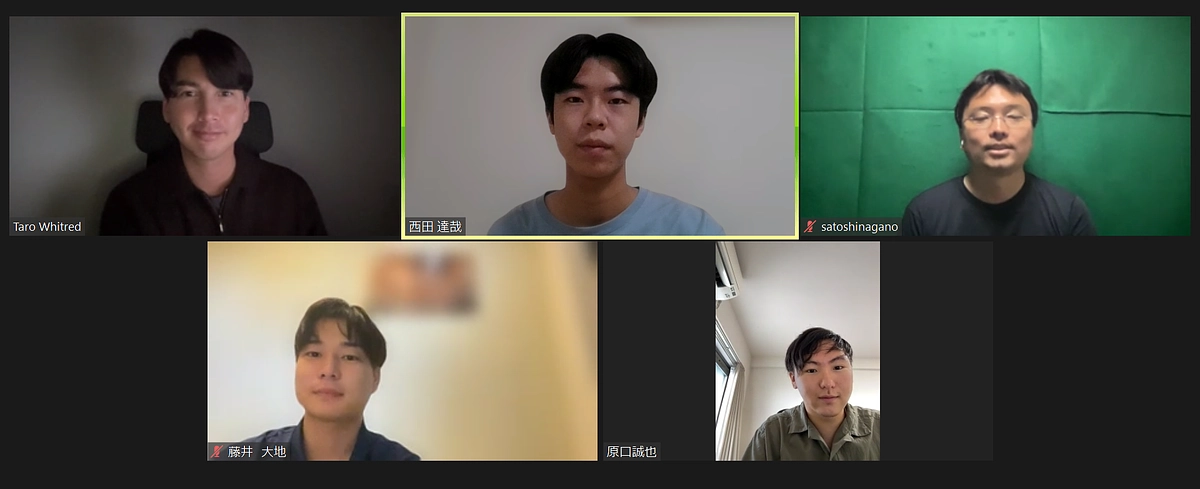 日本カナダ商工会議所 Taro Whitred氏との会議風景