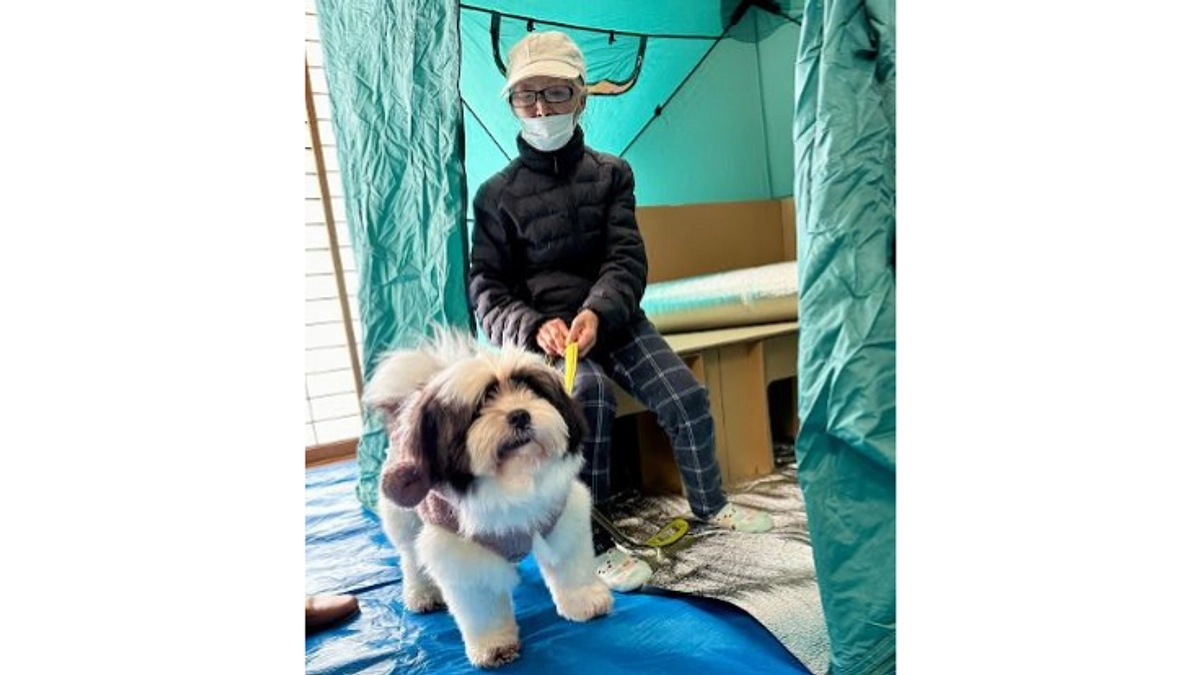 周りの避難所は徐々に集約、ペット同伴避難所の需要高まる