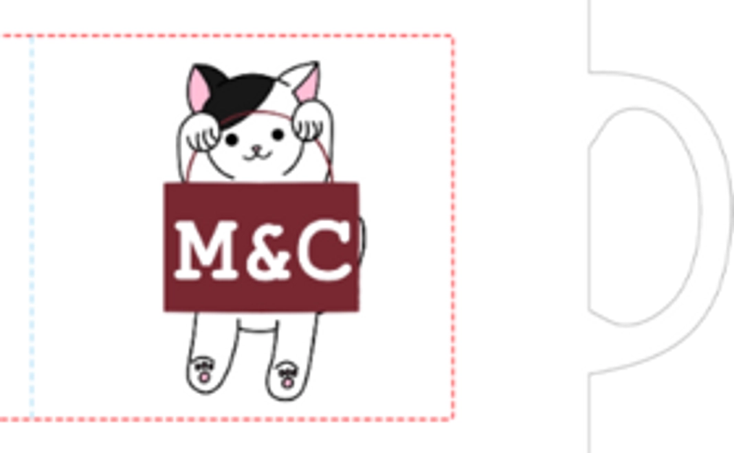 【猫大好きコース】M＆Cマグカップ・割引付きお礼メール