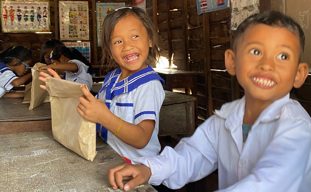 感謝のお手紙をお送りします！