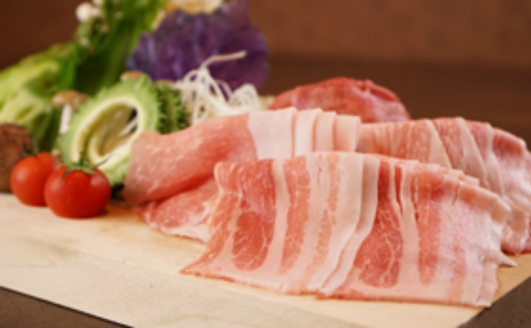 【おすすめ！】沖縄島野菜＋ミニキビまる豚セット