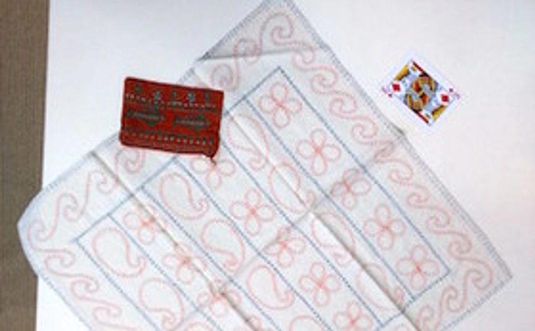 【刺し子製品第1弾！】丸型／四角型小銭入れと布巾