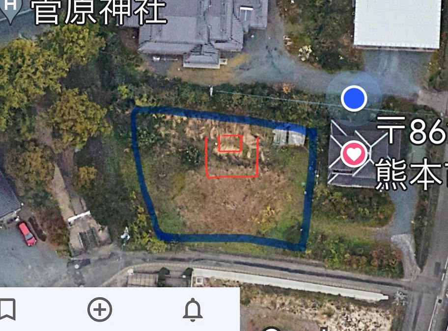 Googleマップの写真での場所のイメージを描いてみました(簡単ですみません汗)