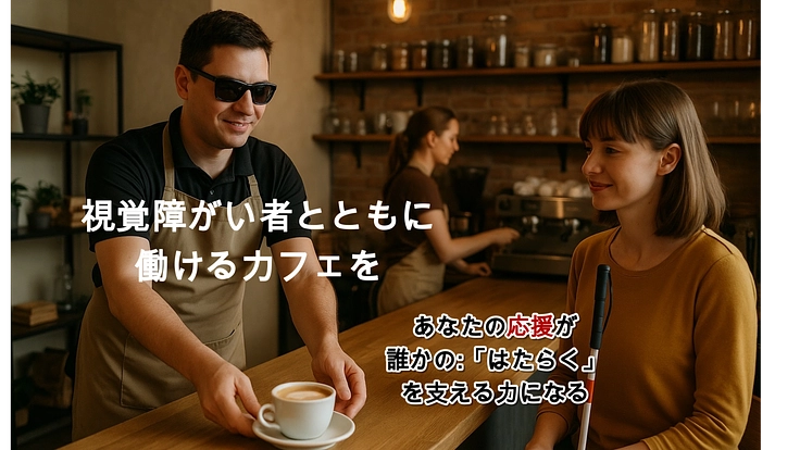 視覚障がい者と一緒に働けるカフェ&バーを作りたい