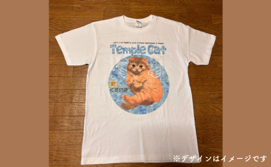E｜Temple CatオリジナルTシャツ