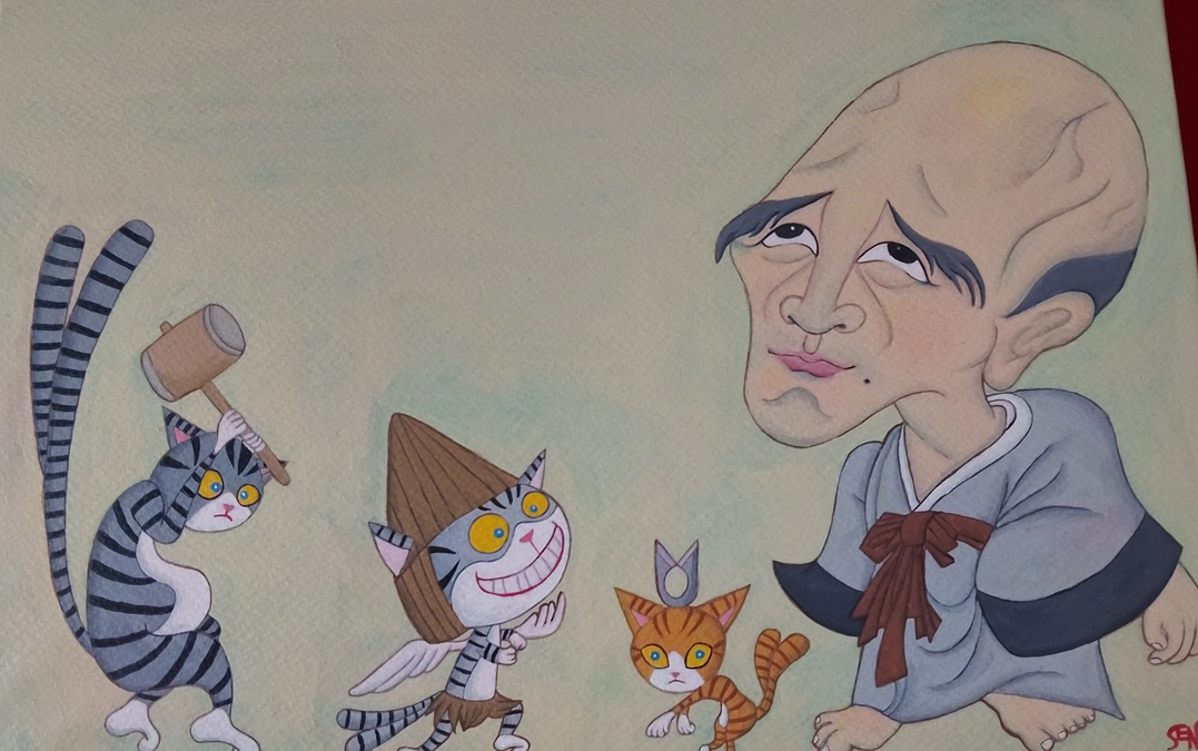 猫又妖怪図