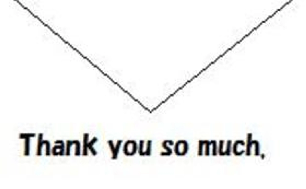 サンクスレターをお送りします！